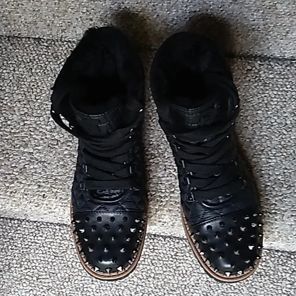 Sam Edelman Women's Studded Combat Fashion Boots - Sz 8 NWOB - Picture 4 of 13